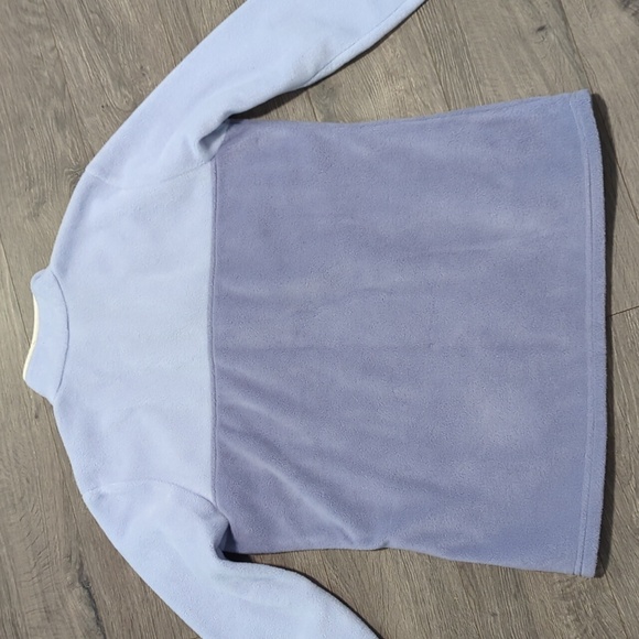 Columbia Fleece Color Block Quarter Snap Pullover Sweater - Picture 8 of 8